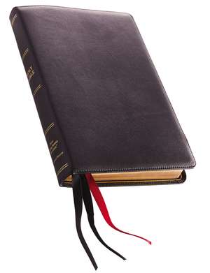 NKJV, Thinline Reference Bible, Large Print, Premium Goatskin Leather, Black, Premier Collection, Comfort Print: Holy Bible, New King James Version de Thomas Nelson