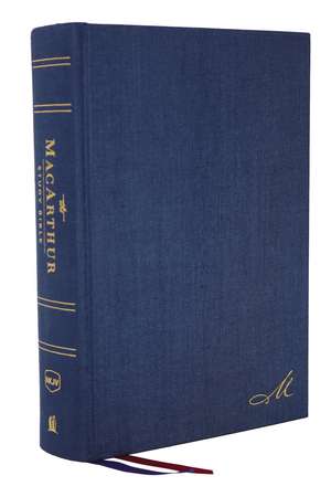 NKJV, MacArthur Study Bible, 2nd Edition, Cloth over Board, Blue, Comfort Print: Unleashing God's Truth One Verse at a Time de John F. MacArthur