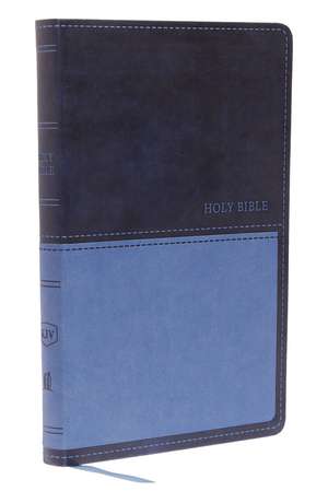 KJV Holy Bible: Value Thinline, Blue Leathersoft, Red Letter, Comfort Print: King James Version: Holy Bible, King James Version de Thomas Nelson