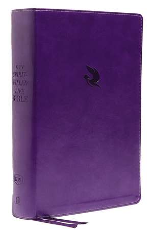 KJV, Spirit-Filled Life Bible, Third Edition, Leathersoft, Purple, Red Letter, Comfort Print: Kingdom Equipping Through the Power of the Word de Jack W. Hayford