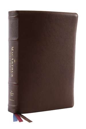 NKJV, MacArthur Study Bible, 2nd Edition, Premium Goatskin Leather, Brown, Premier Collection, Comfort Print: Unleashing God's Truth One Verse at a Time de John F. MacArthur