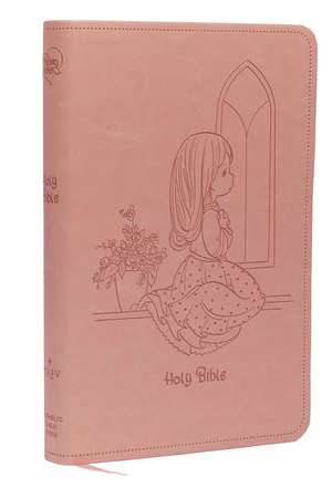 NRSVCE, Precious Moments Bible, Pink, Leathersoft, Comfort Print: Holy Bible de Catholic Bible Press