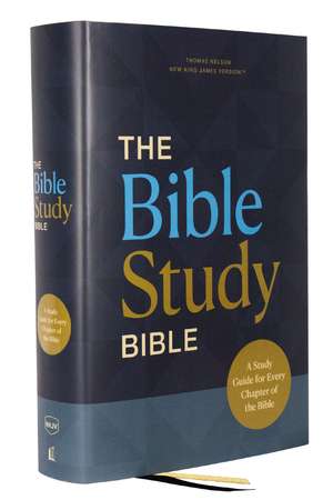 NKJV, The Bible Study Bible, Hardcover, Comfort Print: A Study Guide for Every Chapter of the Bible de Sam O'Neal