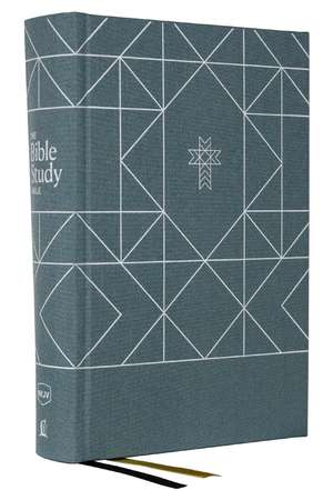 NKJV, The Bible Study Bible, Cloth over Board, Blue, Comfort Print: A Study Guide for Every Chapter of the Bible de Sam O'Neal