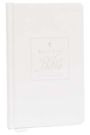 KJV, Baby's First New Testament, Hardcover, White, Red Letter, Comfort Print: Holy Bible, King James Version de Thomas Nelson