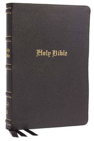 KJV Holy Bible, Large Print Thinline Black Genuine Leather, Red Letter, Comfort Print: King James Version: Holy Bible, King James Version de Thomas Nelson