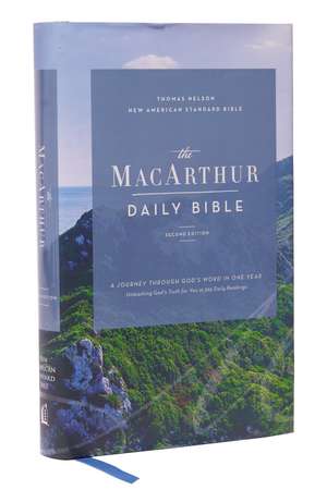 NASB, MacArthur Daily Bible, 2nd Edition, Hardcover, Comfort Print de John F. MacArthur