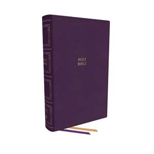 KJV, Paragraph-style Large Print Thinline Bible, Leathersoft, Purple, Red Letter, Comfort Print: Holy Bible, King James Version de Thomas Nelson