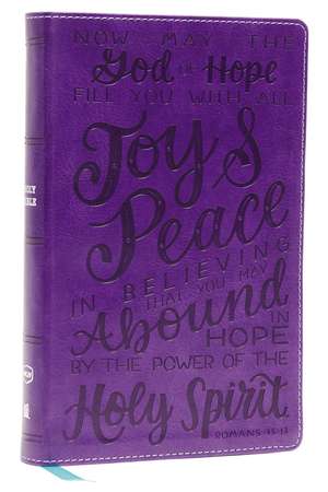 NKJV, Holy Bible for Kids, Verse Art Cover Collection, Leathersoft, Purple, Comfort Print: Holy Bible, New King James Version de Thomas Nelson