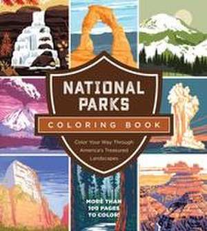 National Parks Coloring Book de Editors of Chartwell Books