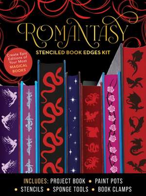Romantasy Stenciled Book Edges Kit de Editors of Chartwell Books