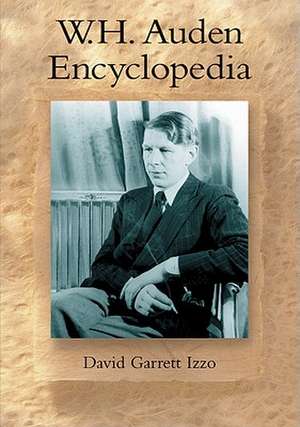 W.H. Auden Encyclopedia de David Garrett Izzo