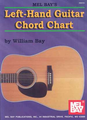 Left Hand Guitar Chord Chart de William Bay