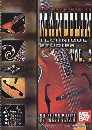 Mandolin Technique Studies, Volume 2: Three Sonatas & Three Partitas for Solo Violin, Bwv 1001-1006 de Matt Raum