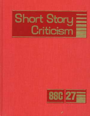 Short Story Criticism de Anna J Sheets
