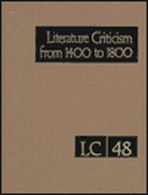 Lit Crit 1400-1800 48 de Gale Group