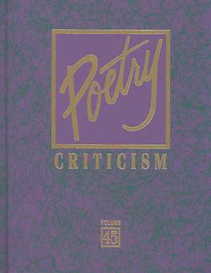 Poetry Crit V45 de David Galens