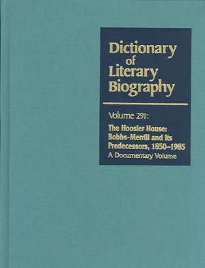 Dictionary of Literary Biography: A Documentary Volume de Matthew J. Bruccoli