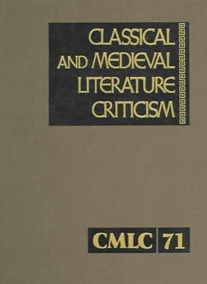 Classical and Medieval Literature Criticism de Jelena Krostovic