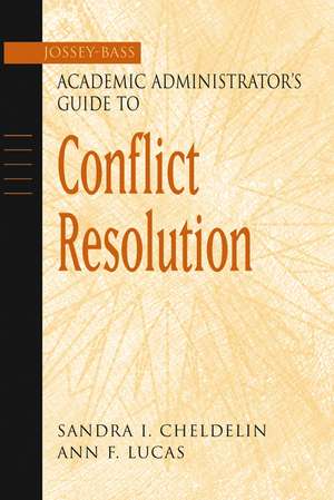 Conflict Resolution de Sandra I Cheldelin