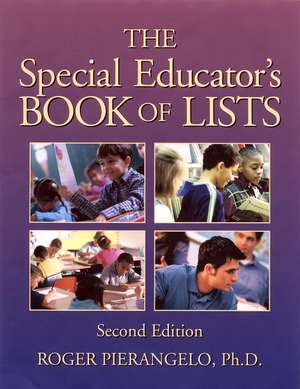 The Special Educator′s Book of Lists 2e de R Pierangelo