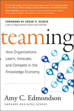 Teaming – How Organizations Learn, Innovate and Compete in the Knowledge Economy de AC Edmondson