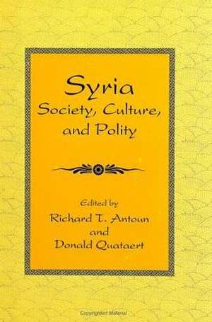 Syria de Richard T Antoun