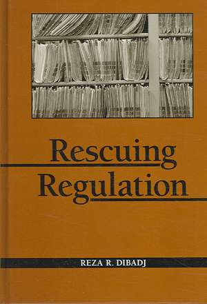 Rescuing Regulation de Reza R. Dibadj