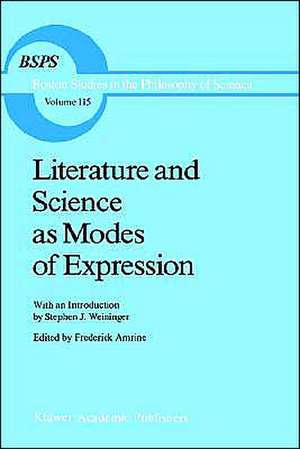 Literature and Science as Modes of Expression de F.R. Amrine