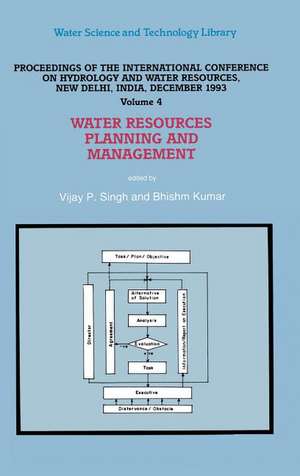 Water Resources Planning and Management: Proceedings of the International Conference on Hydrology and Water Resources, New Delhi, India, December 1993 de V. P. Singh