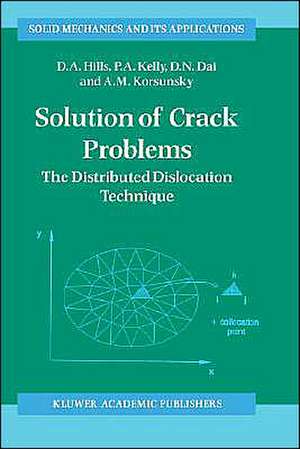 Solution of Crack Problems: The Distributed Dislocation Technique de D.A. Hills