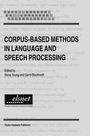 Corpus-Based Methods in Language and Speech Processing de Steve Young