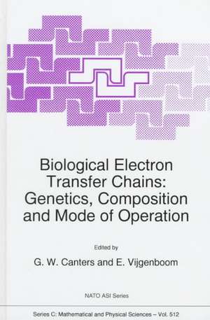 Biological Electron Transfer Chains: Genetics, Composition and Mode of Operation de Gunter Dueck