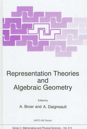 Representation Theories and Algebraic Geometry de A. Broer