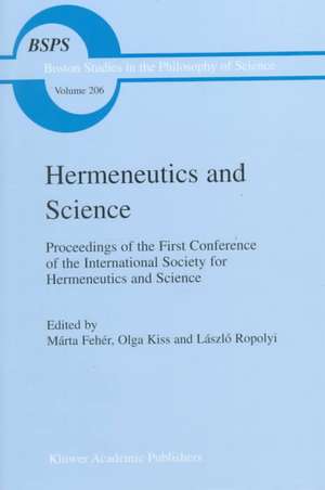 Hermeneutics and Science de Márta Fehér