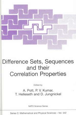 Difference Sets, Sequences and their Correlation Properties de A. Pott