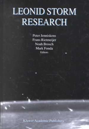 Leonid Storm Research de Peter Jenniskens