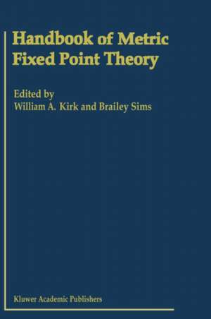 Handbook of Metric Fixed Point Theory de W.A. Kirk