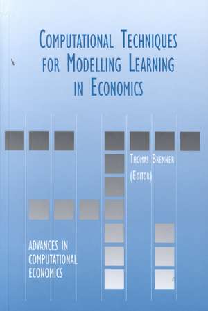 Computational Techniques for Modelling Learning in Economics de Thomas Brenner