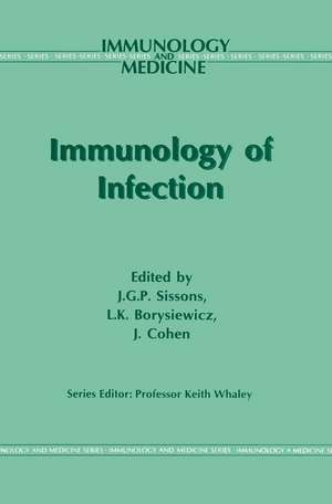 Immunology of Infection de J. G. P. Sissons