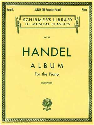 Album (22 Favorite Pieces) de George Friederic Handel