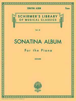 Sonatina Album: Schirmer Library of Classics Volume 51 Piano Solo de Hal Leonard Corp