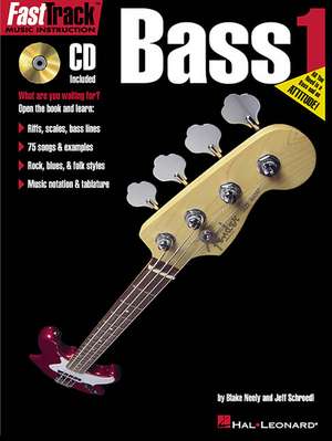 Fasttrack Bass Method - Book 1 (Book/Online Audio) de Jeff Schroedl