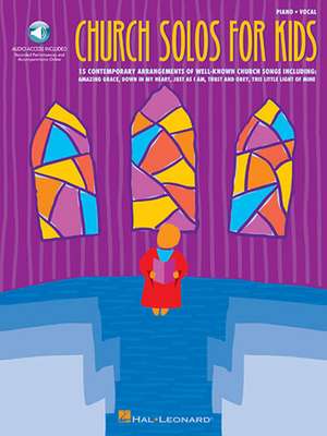 Church Solos for Kids Book/Online Audio [With CD] de Hal Leonard Corp