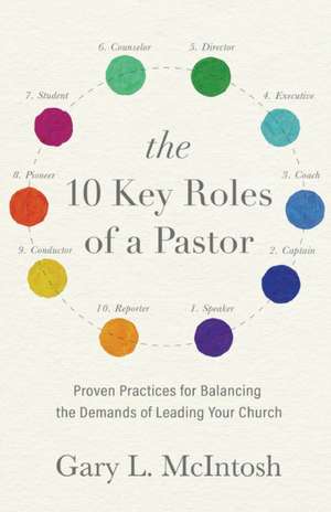 The 10 Key Roles of a Pastor – Proven Practices for Balancing the Demands of Leading Your Church de Gary L. Mcintosh