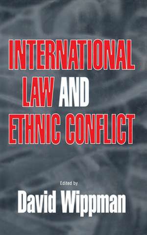 International Law and Ethnic Conflict de David Wippman