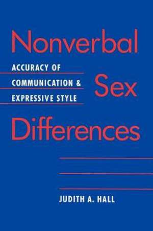 Nonverbal Sex Differences de Hall