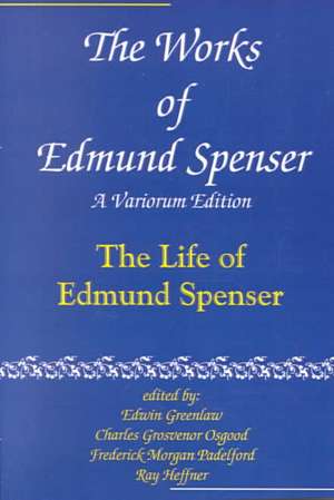 The Works of Edmund Spenser V11 de Judson