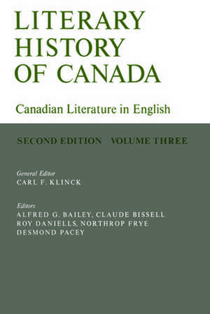 Klinck, C: Literary History of Canada de Carl F. Klinck