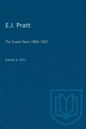 E.J. Pratt de David G Pitt